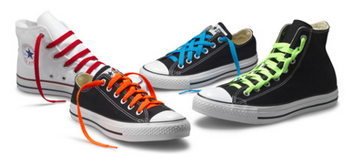 different ways to tie high top converse