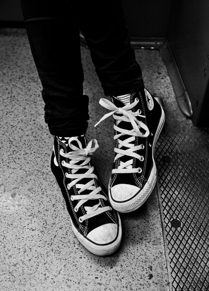 different ways to tie converse high tops